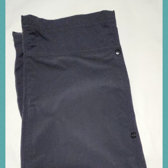 REI Black Mid Rise Roll On Convertible Hiking Pants - Picture 2 of 6